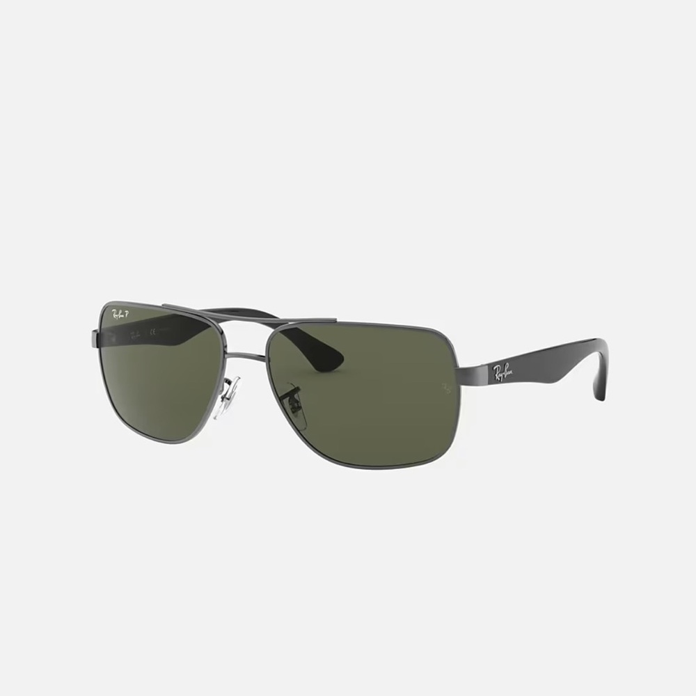 Ray-Ban RB3483 Gunmetal Aviator Sunglasses